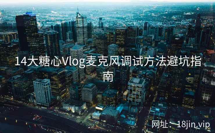 14大糖心Vlog麦克风调试方法避坑指南