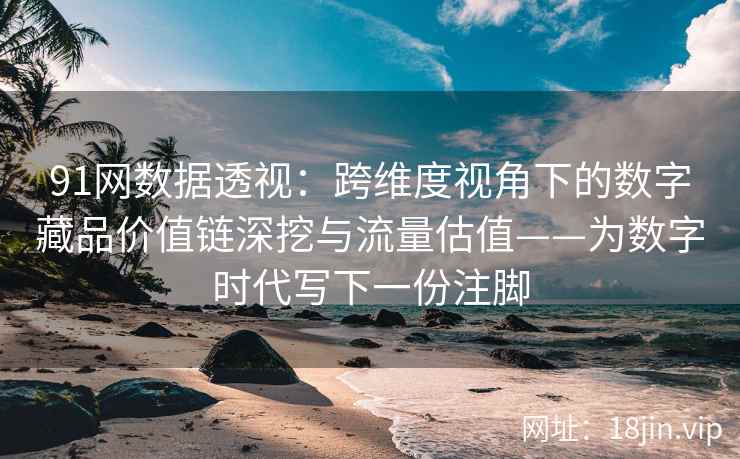91网数据透视：跨维度视角下的数字藏品价值链深挖与流量估值——为数字时代写下一份注脚