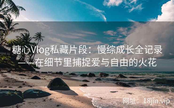 糖心Vlog私藏片段：慢综成长全记录——在细节里捕捉爱与自由的火花