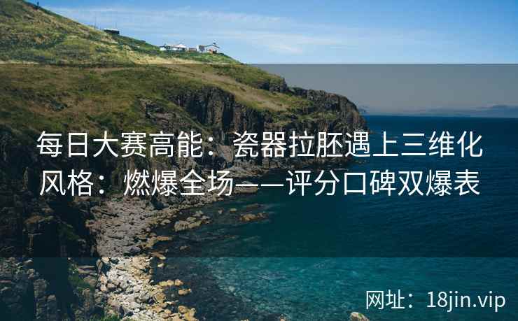 每日大赛高能：瓷器拉胚遇上三维化风格：燃爆全场——评分口碑双爆表  第2张