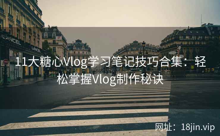 11大糖心Vlog学习笔记技巧合集：轻松掌握Vlog制作秘诀  第2张