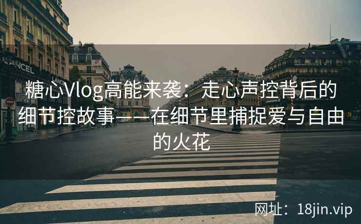糖心Vlog高能来袭：走心声控背后的细节控故事——在细节里捕捉爱与自由的火花